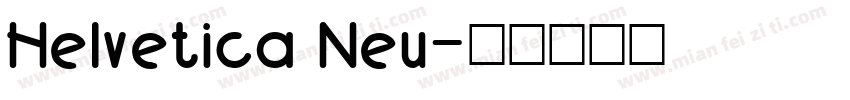 Helvetica Neu字体转换